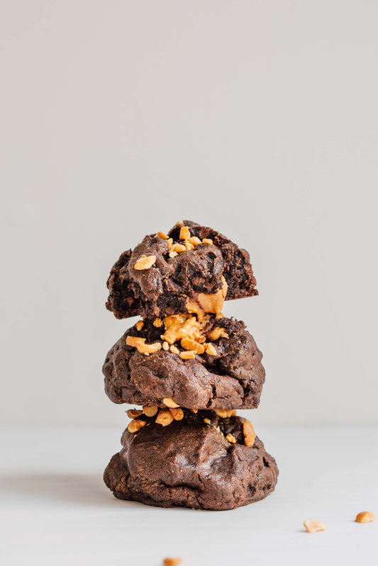 Cookie Chocolat Noir et Beurre de Cacahouètes